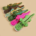 Interactive Crocodile Dog Toy | Plush Squeaky Crinkle Chew Toy for Puppies Small Medium Large Dogs