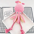 Cute Plush Dog Rope Toy – Avocado Octopus Owl Chew Toy for Puppies & Small Dogs