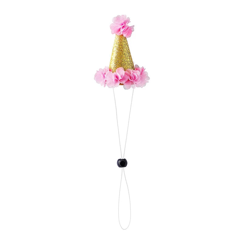 Funny Pet Party Hat | Dog Cat Birthday Cap for Small Pets