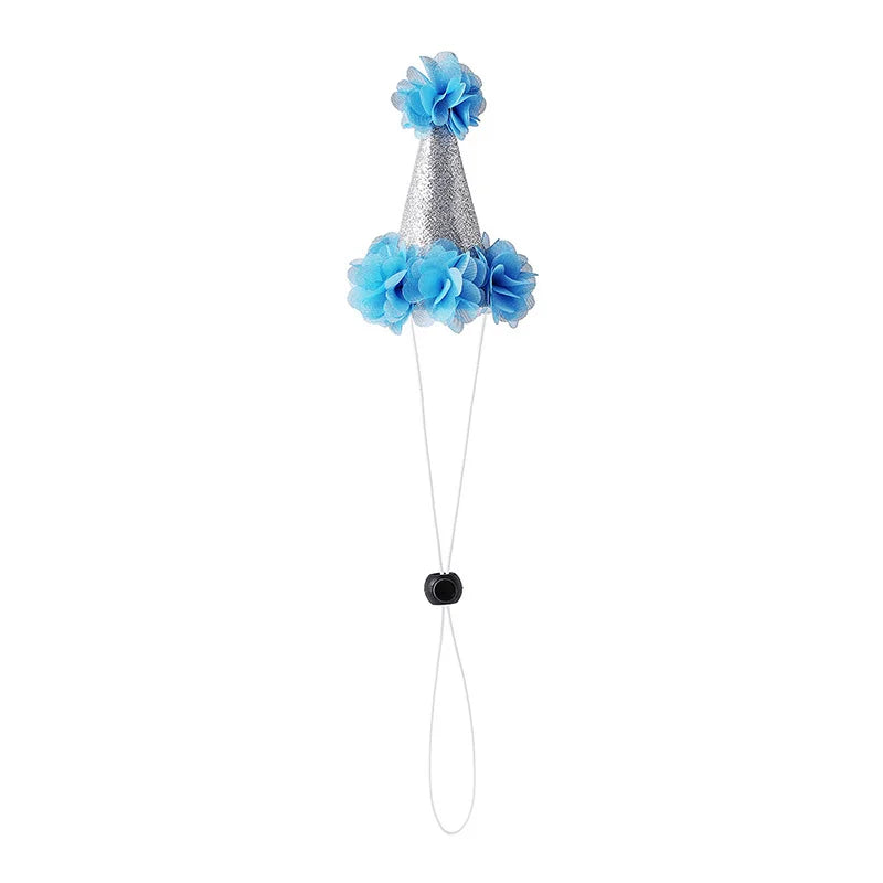 Funny Pet Party Hat | Dog Cat Birthday Cap for Small Pets