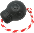 USA-K9 Magnum Skull - Black Magnum Rubber Chew Toy for Extreme Chewers | USA Made