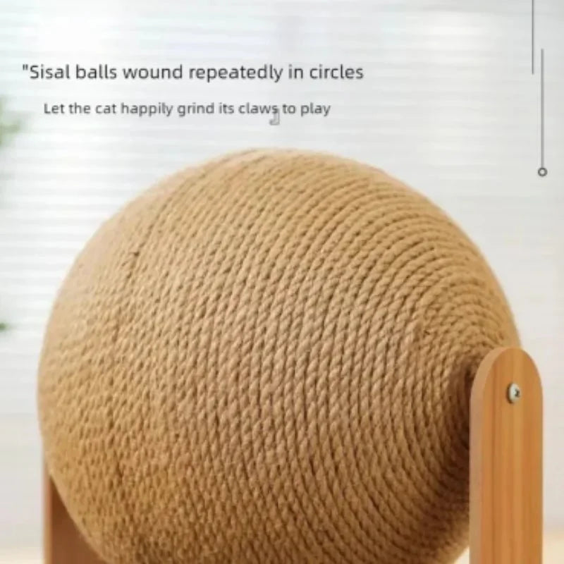 Cat Scratching Board – Wooden Sisal Scratcher
